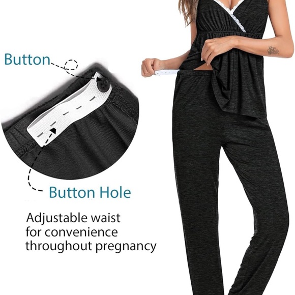 COPY - Maternity Nursing Pajamas/Robe- never worn! - Picture 4 of 7